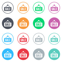 Vector flat iButtons