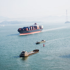 Large container ship