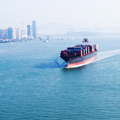 Large container ship