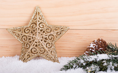 Gold Holiday Star