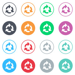 Vector flat iButtons