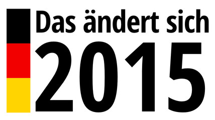 Das ändert sich 2015