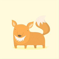 Cartoon fox.