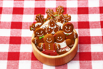 Christmas gingerbread cookies