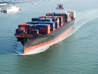 Large container ship