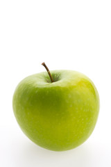 Green apple isolated on white background