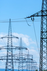 Stromasten einer Hochspannungsleitung