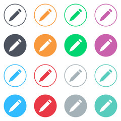 Vector flat iButtons