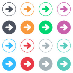 Vector flat iButtons