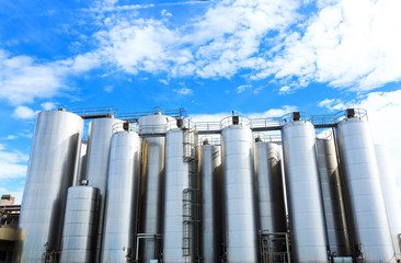 chemical factory exterior against sky