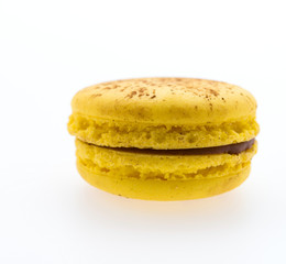 Macaroons isolated on white