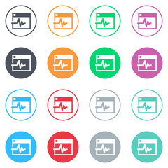 Vector flat iButtons