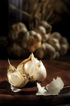organic garlic