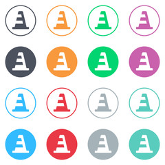 Vector flat iButtons