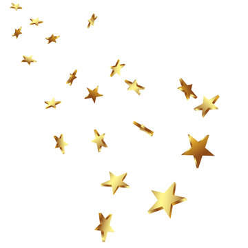 Sterne, Goldsterne, goldene Sterne, fallende, falling Star, 3D