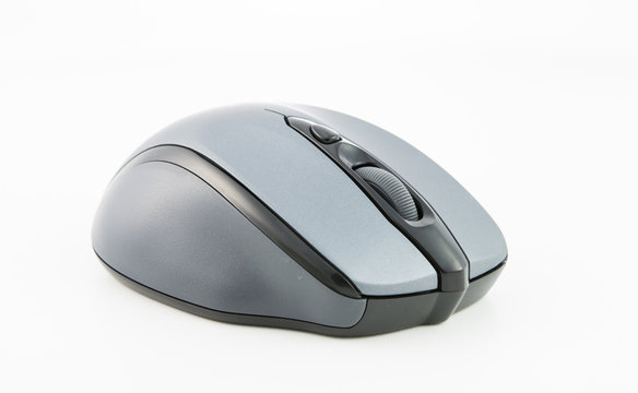 computer wireless mouse isolated