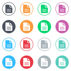 Vector flat iButtons