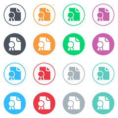 Vector flat iButtons