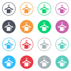 Vector flat iButtons