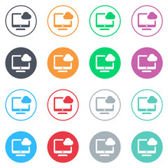 Vector flat iButtons