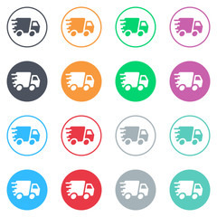 Fototapeta premium Vector flat iButtons