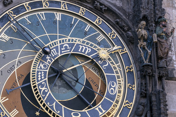 Fototapeta na wymiar Astronomical clock, Prague.