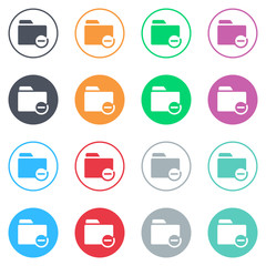 Vector flat iButtons