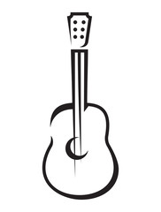 acoustic guitar icon - 73365884
