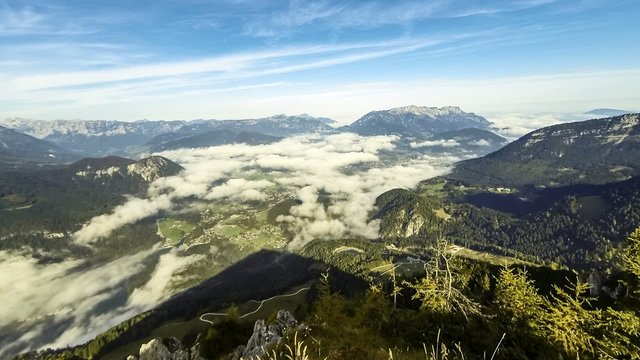 Zeitraffer Wolken &uuml;ber Sch&ouml;nau