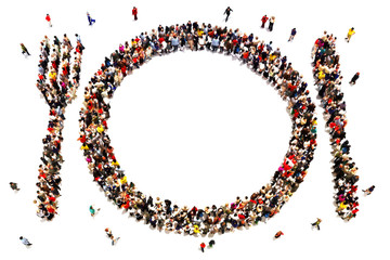 People that like to eat, going out to dinner concept.