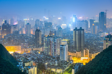 Fototapeta premium Guiyang, China City Skyline