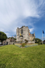 Sainte-Waudru Collegiate Church in Mons, Belgium
