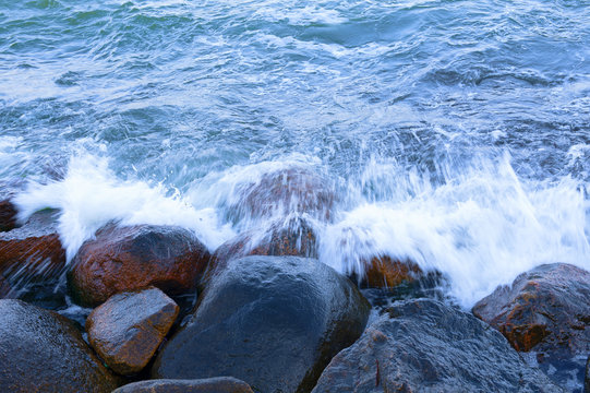 Water and rocks
