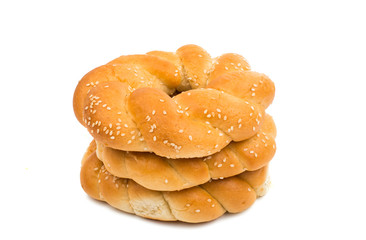 bread with sesame seeds