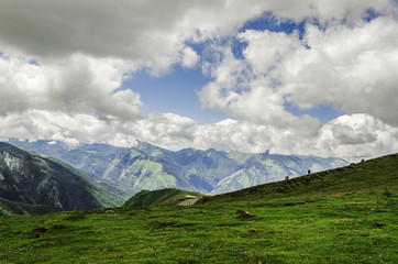Obraz premium View at the mountains in Spain
