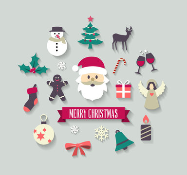 Christmas Icons - Background