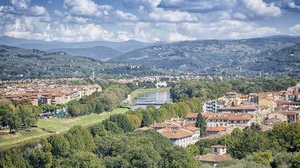 Fototapeta na wymiar view Florence hill