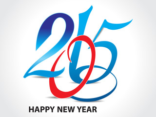 happy new year text 2015 background
