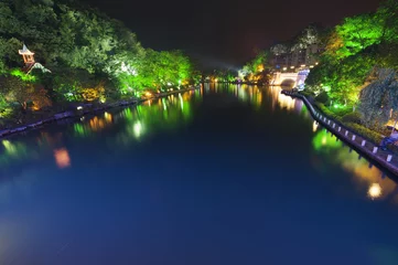 Afwasbaar fotobehang Guilin at night. Guanxi, China. © Dmitry Chulov