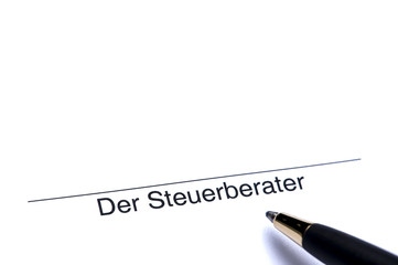 Unterschrift der Steuerberater