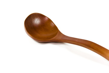 Brauner Holz Suppenlöffel