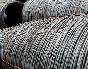 Steel rods or bars