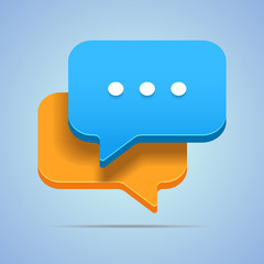 Illustration for your blog posts with speech bubbles.