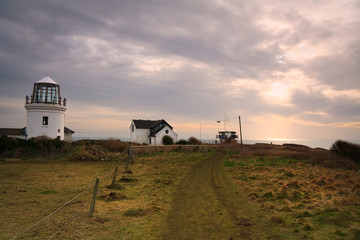 Old lighthouse in Portland Bill, Dorset, UK. © milangonda
