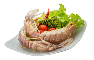 Boiled Spiny lobster