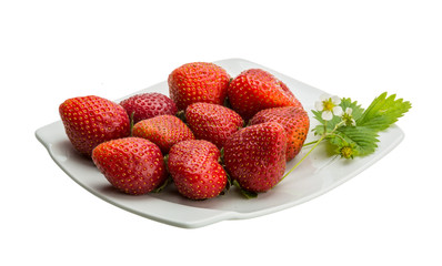 Ripe strawberry