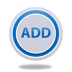 add circular icon on white background