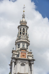 Fototapeta na wymiar Zuiderkerk in Amsterdam, Netherlands.