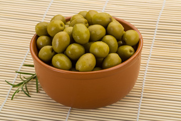 Green olives