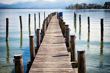 old wooden jetty © fottoo
